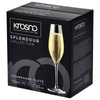 Kieliszki do szampana 210 ml komplet 6 sztuk Splendour Krosno szklane